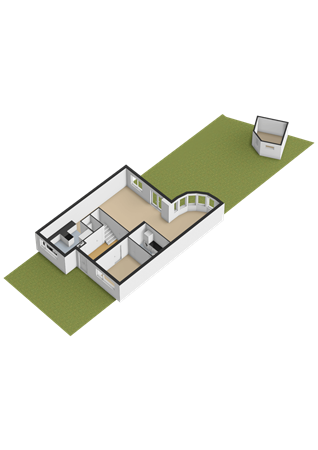 Floorplan - Jarenweg 83, 1335 CH Almere